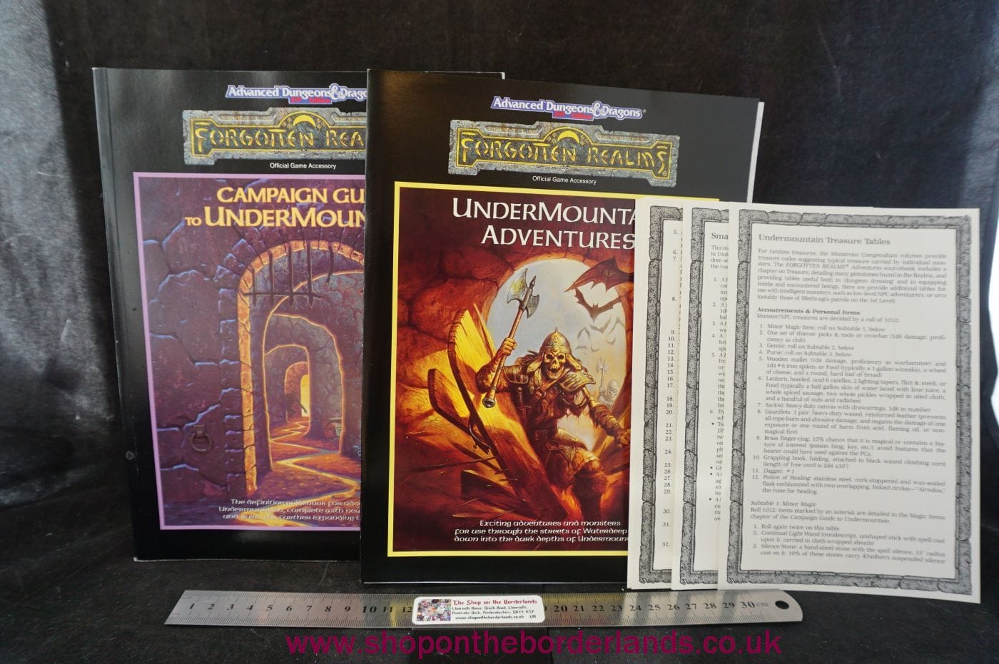 The Ruins of UnderMountain, Forgotten Realms boxed set for AD&D 2nd/2 ...