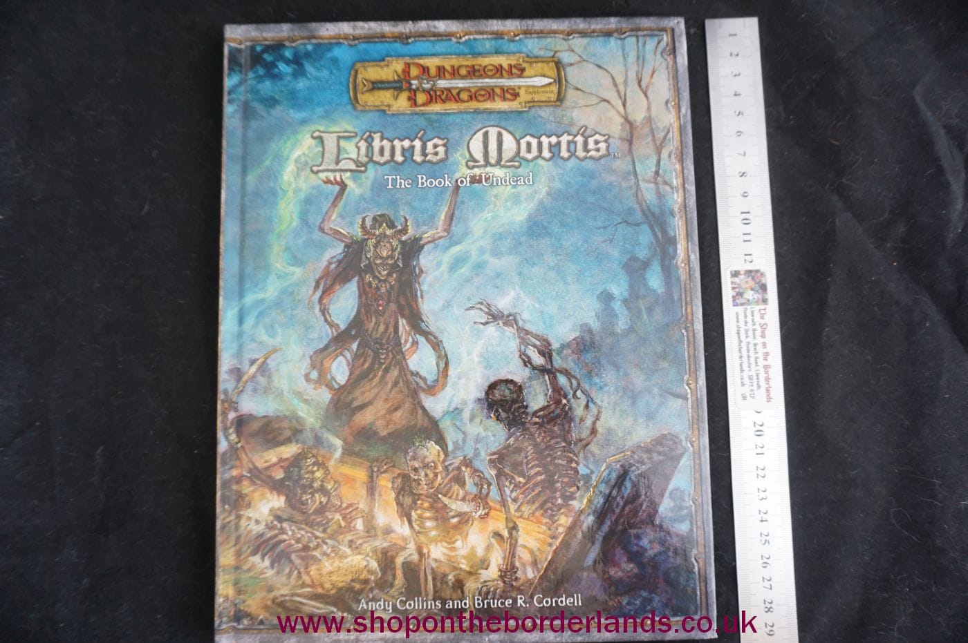 Libris Mortis - The Book of Undead, hardback sourcebook for D&D 3rd/3 ...