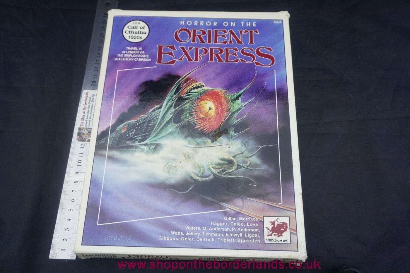 Horror on the Orient Express (1st edition), boxed campaign for Call of  Cthulhu 1920s - The Shop on the Borderlands