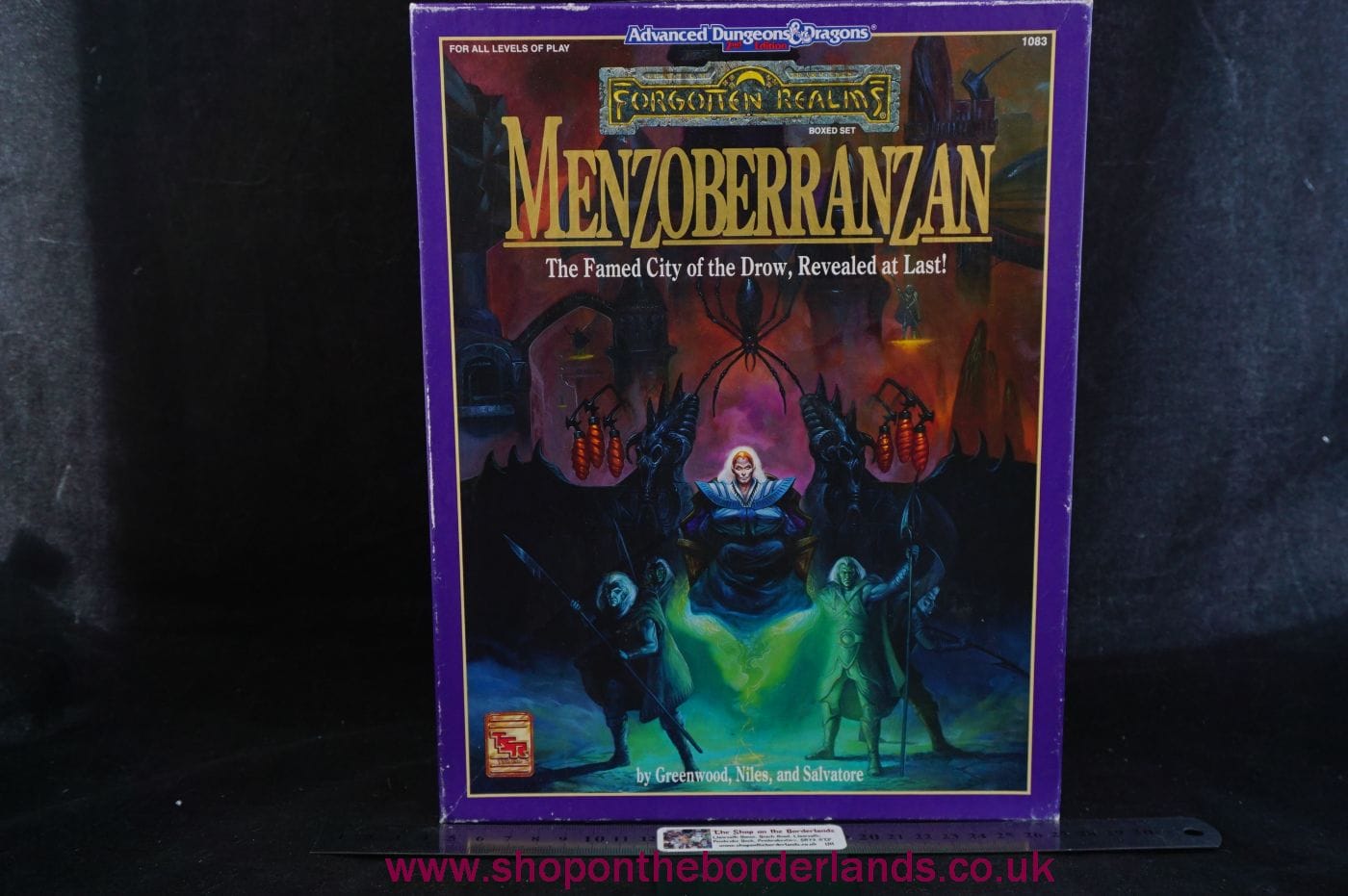 Menzoberranzan, boxed Forgotten Realms supplement for AD&D 2nd/2.5th edition