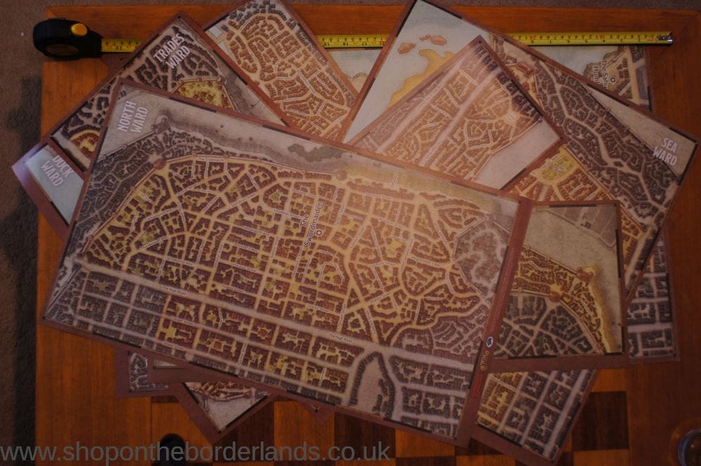 Waterdeep Dragon Heist Map Set Accessory For Dandd 5th Edition The Shop On The Borderlands