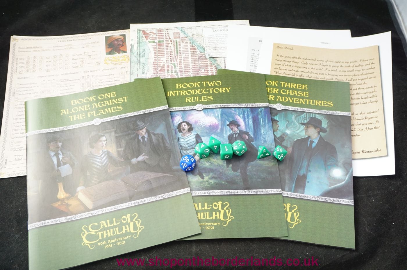 Call of Cthulhu Starter Set (7th Edition, 2022 printing), boxed roleplaying game The Shop on