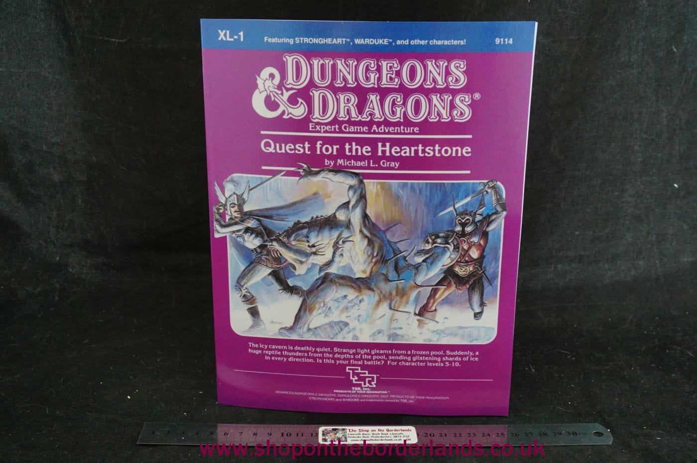 Quest For The Heartstone (XL-1), Softback Adventure For BECMI D&D - The ...